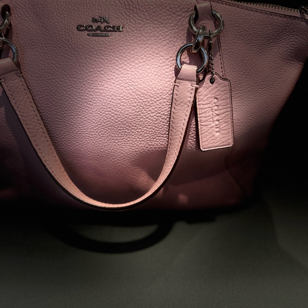 Coach Kelsey F36675 Pink pebbled Leather Women's Bag NWOT - Picture 3 of 11